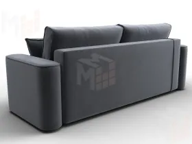 Диван прямой Лига-118 НПБ ( SEVEN 17 серый )