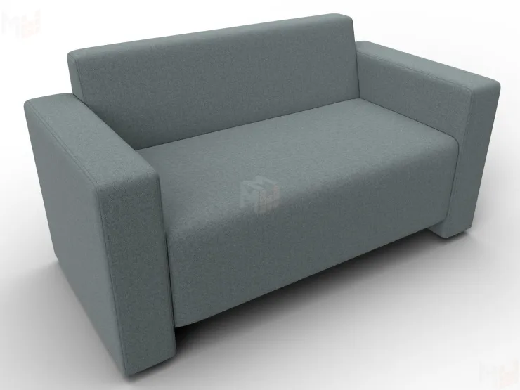 Диван прямой Лига-093 ( Амур 07 серый )