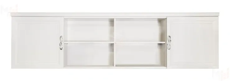 Секция навесная мост Мишель белый матовый