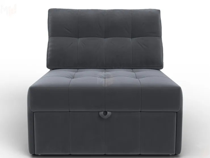 Кресло-кровать Лига-107 (80) ( SEVEN 17 серый )