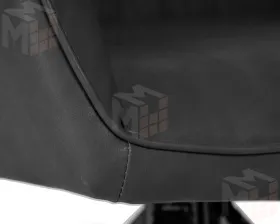 Стул обеденный DOBRIN DANIEL (черные ножки, винтажная антрацитовая экокожа (RU-08))