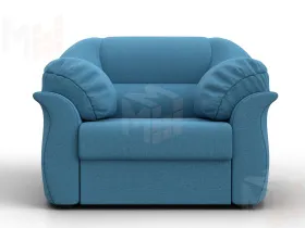 Кресло Карнелла ( Амур 10 голубой )