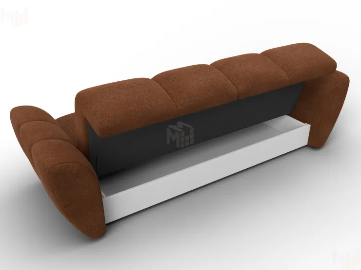 Диван-книжка Лига-129 ( LAIM 14 терракотовый )