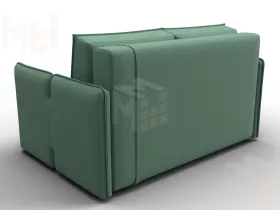 Диван прямой Лига-117 ( Амур 11 зеленый )