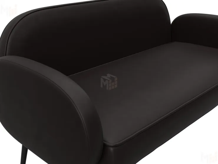 Диван прямой Лига-086 ( GRIFON 12 коричневый )