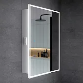 Зеркальный шкаф с LED подсветкой Rita 600