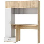 Компьютерный стол ПКС-1 сонома/белый