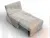 Кресло-кровать Лига-107 (80) ( Амур 02 бежевый )