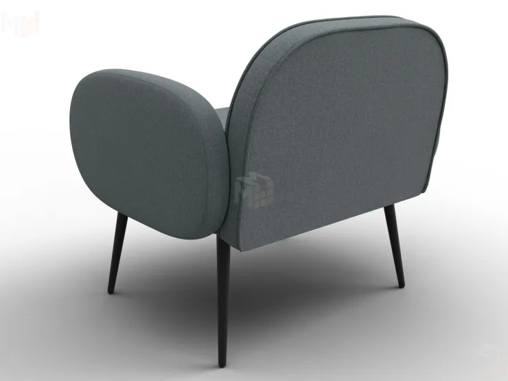 Кресло Лига-086 ( Амур 07 серый )