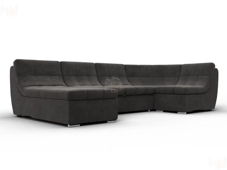 Диван П-образный модульный Холидей ( LAIM 10 темно-коричневый )