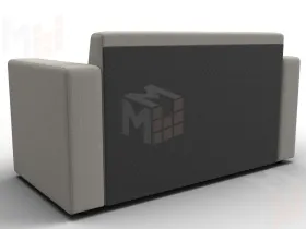 Диван прямой Лига-093 ( Амур 02 бежевый )