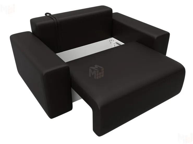 Кресло Лига-036 НПБ ( GRIFON 12 коричневый )