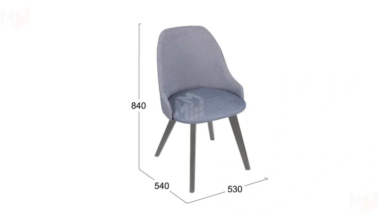 Стул Толедо тип 1 Графит / тк.№207 /тк. №223