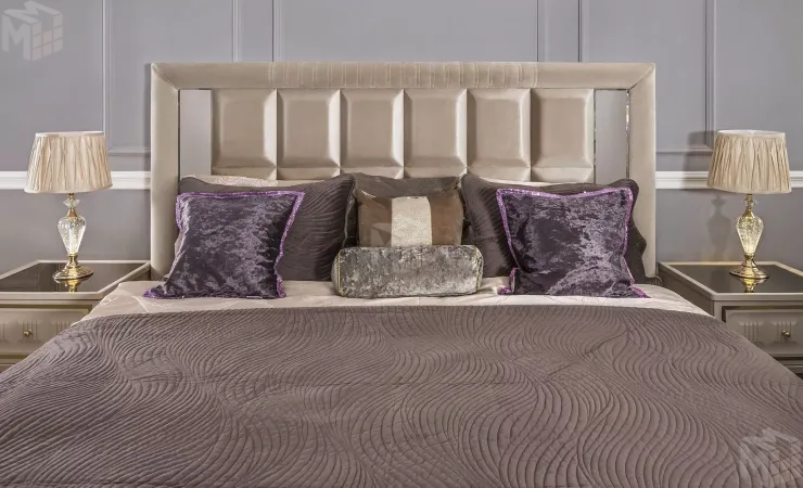 Кровать Замира 160x200 см бежевый