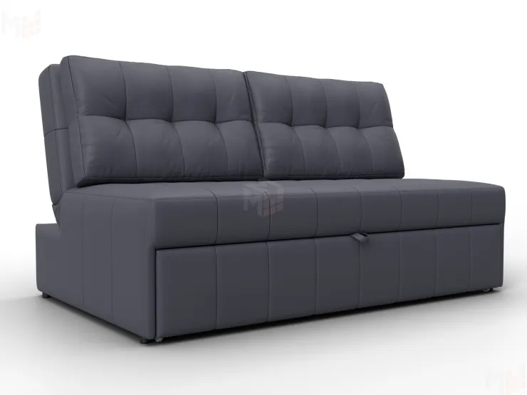 Диван прямой Лига-107 (140) ( GRIFON 15 серый )