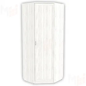 Шкаф угловой со штангой и полками 400