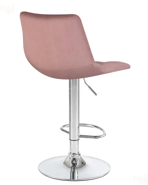 Стул барный DOBRIN TAILOR (пудрово-розовый велюр (MJ9-32))