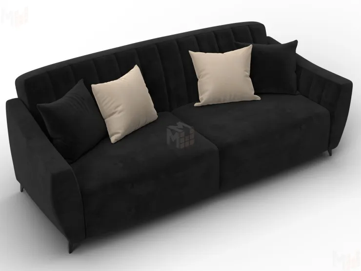 Диван-книжка Лига-095 НПБ ( SEVEN 35 черный )