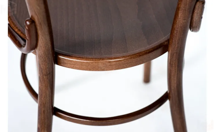 Стул деревянный венский Милем темный орех