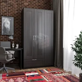 2.02.01.480.5 СИРИУС шкаф 3 двери и 1 ящик 117х59х220 Дуб Венге RU