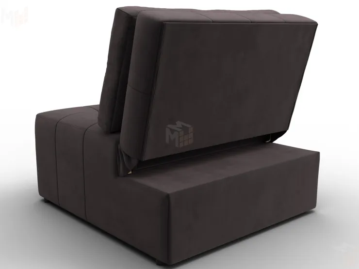 Кресло-кровать Лига-107 (80) ( SEVEN 727 коричневый )
