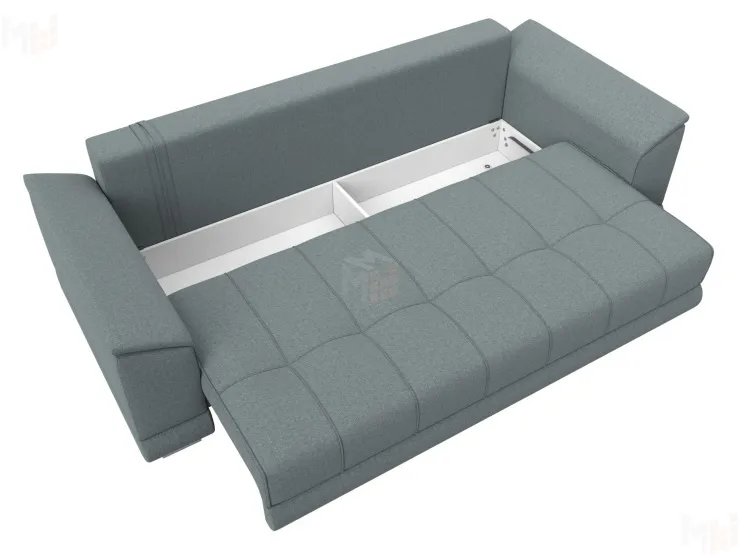 Диван прямой НордСтар НПБ ( Амур 07 серый )