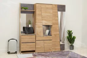 Шкаф с зеркалом Соренто для прихожей