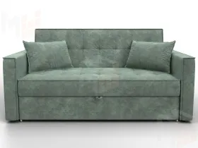 Диван прямой Лига-104 (140) ( BRUT 08 зеленый )