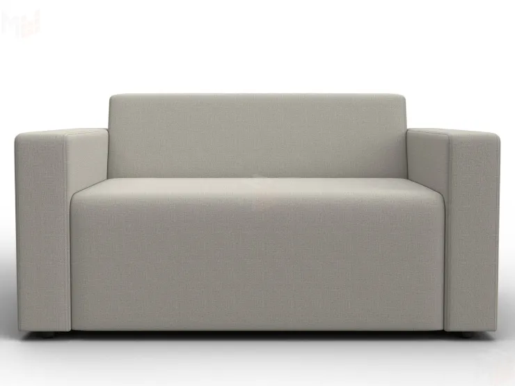 Диван прямой Лига-093 ( Амур 02 бежевый )