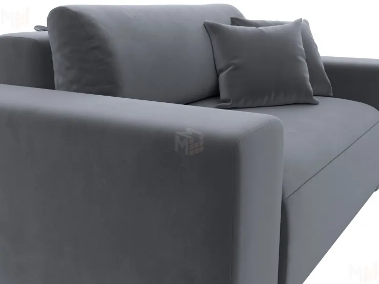 Кресло Лига-036 НПБ ( SEVEN 17 серый )