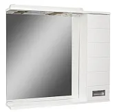 Шкаф-зеркало Cube 80 Эл. левый/правый Домино 