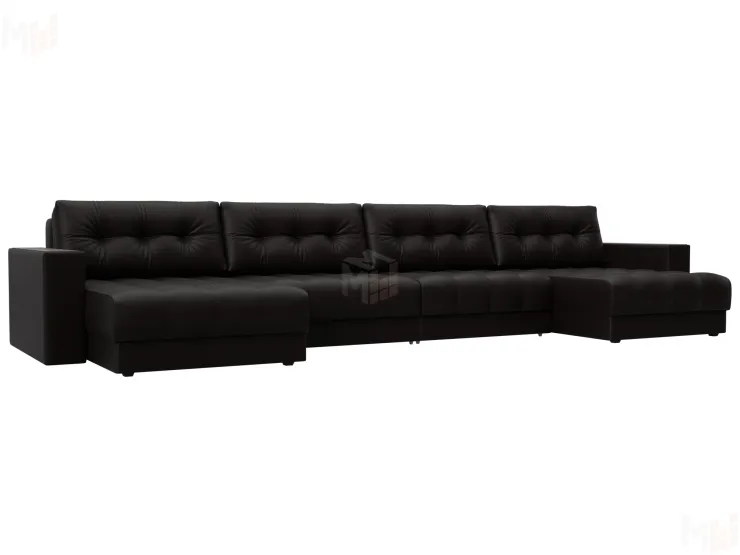 Диван П-образный с декором Лига-049 НПБ Лонг