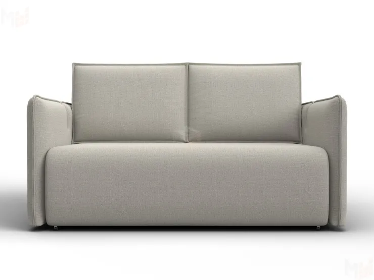 Диван прямой Лига-117 ( Амур 02 бежевый )