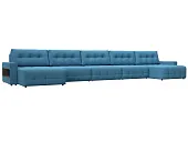 Диван П-образный с полками Лига-053 НПБ МегаЛонг