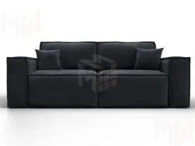 Диван прямой Лига-081 НПБ ( TOWER 11 темно-серый )