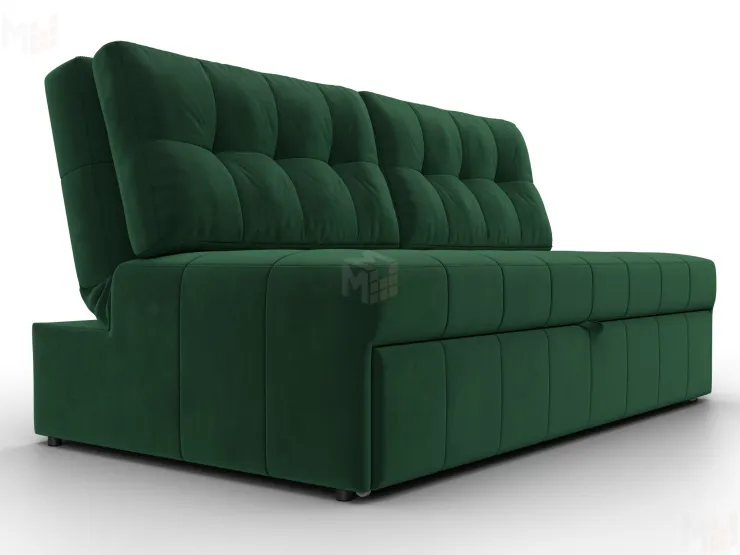 Диван прямой Лига-107 (160) ( SEVEN 626 зеленый )