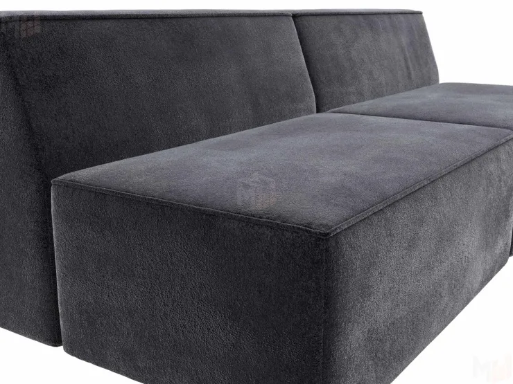 Диван прямой модульный Монс ( TOWER 11 темно-серый )