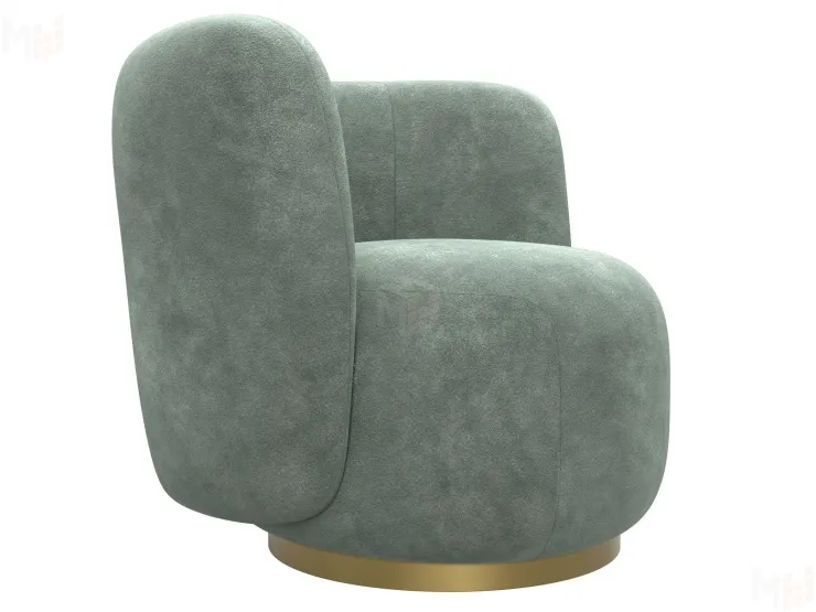 Кресло Лига-072 ( велюр BRUT 08 зеленый )