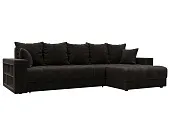 Диван угловой с декором и полкой Лига-050 НПБ