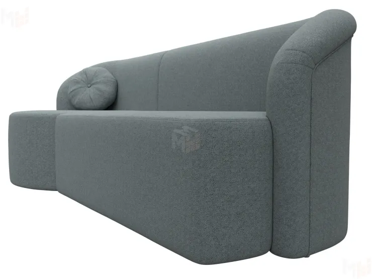 Диван прямой Лига-027 угол левый ( Амур серый )