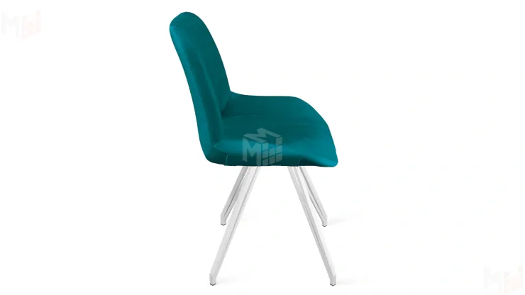 Стул Марвел  К4 Исп. 2 Белый матовый Велюр Confetti Izumrud