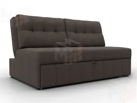 Диван прямой Лига-107 (140) ( Амур 05 коричневый )