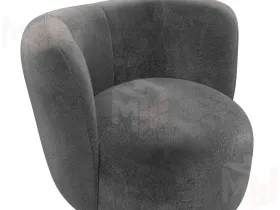 Кресло Лига-072 ( велюр TOWER 10 серый )