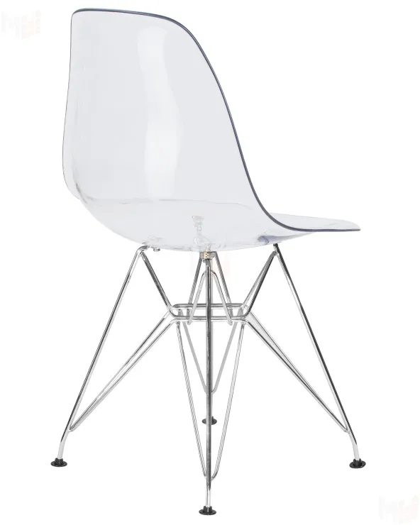 Стул обеденный DOBRIN DSR CASPER (ножки хром, цвет прозрачный)