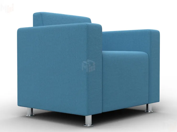 Кресло Лига-093 ВН ( Амур 10 голубой )