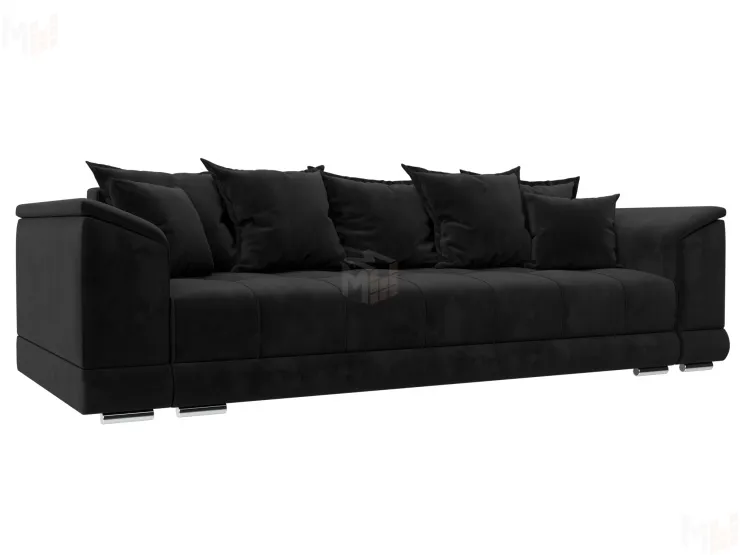 Диван прямой НордСтар НПБ ( SEVEN 35 черный )