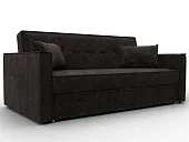 Диван прямой Лига-104 (160) ( BRUT 17 коричневый )