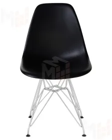 Стул обеденный DOBRIN DSR (ножки хром, цвет чёрный (B-03))