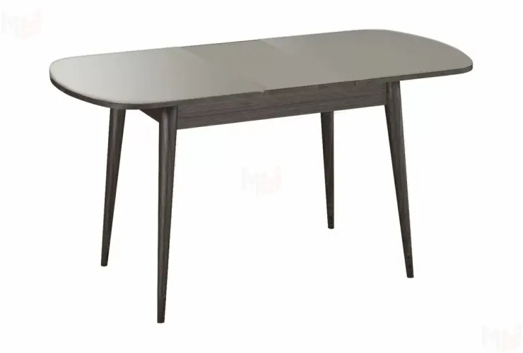 Стол раскладной Хоста с цилиндрическими опорами Капучино