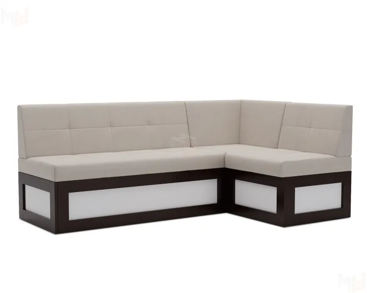 Нотис Правый угол (Бархат бежевый STAR VELVET 6 LIGHT Beige) 207х82х132 см